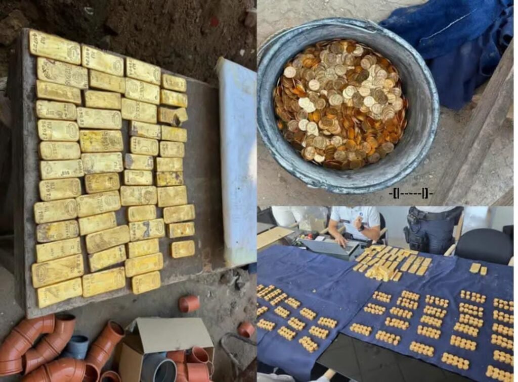 – బెల్జియంలో మురుగు కాలువ తవ్వుతుండగా రూ.98 కోట్ల విలువైన బంగారం లభ్యం; ఫొటో వైరల్